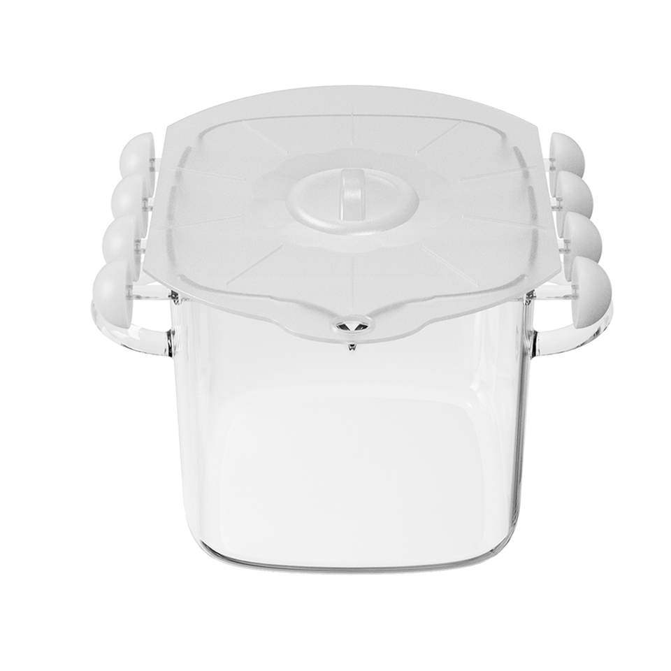 Large Capacity Microwave Bacon Glass Cooker