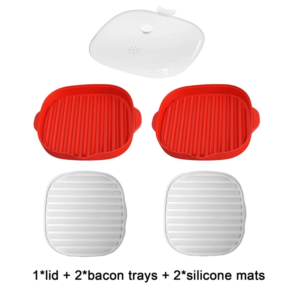 Bulk Microwave Bacon Tray for Breakfast Cooking