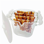 Ρυθμιζόμενη απόσταση μικροκυμάτων μπέικον από γυαλί